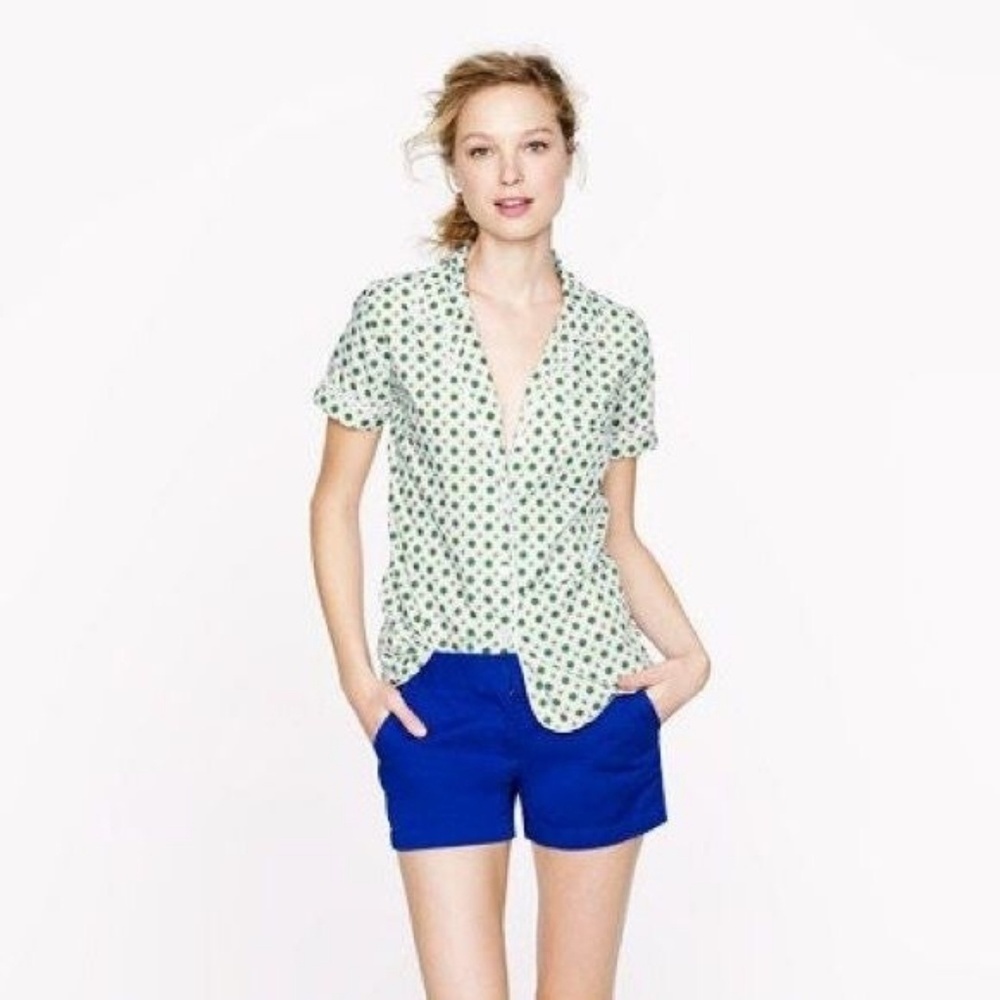 J. Crew Blue Chino Shorts